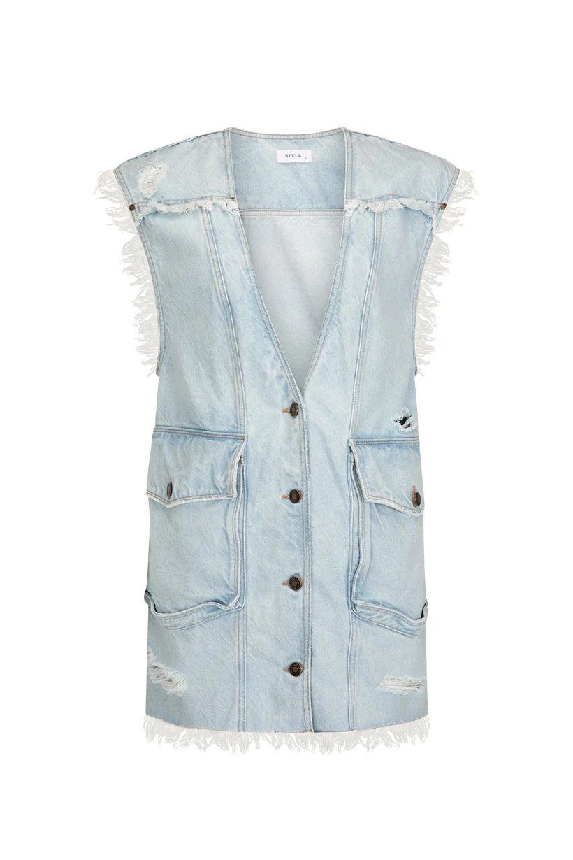 Daydreamer Denim Vest - Image 6