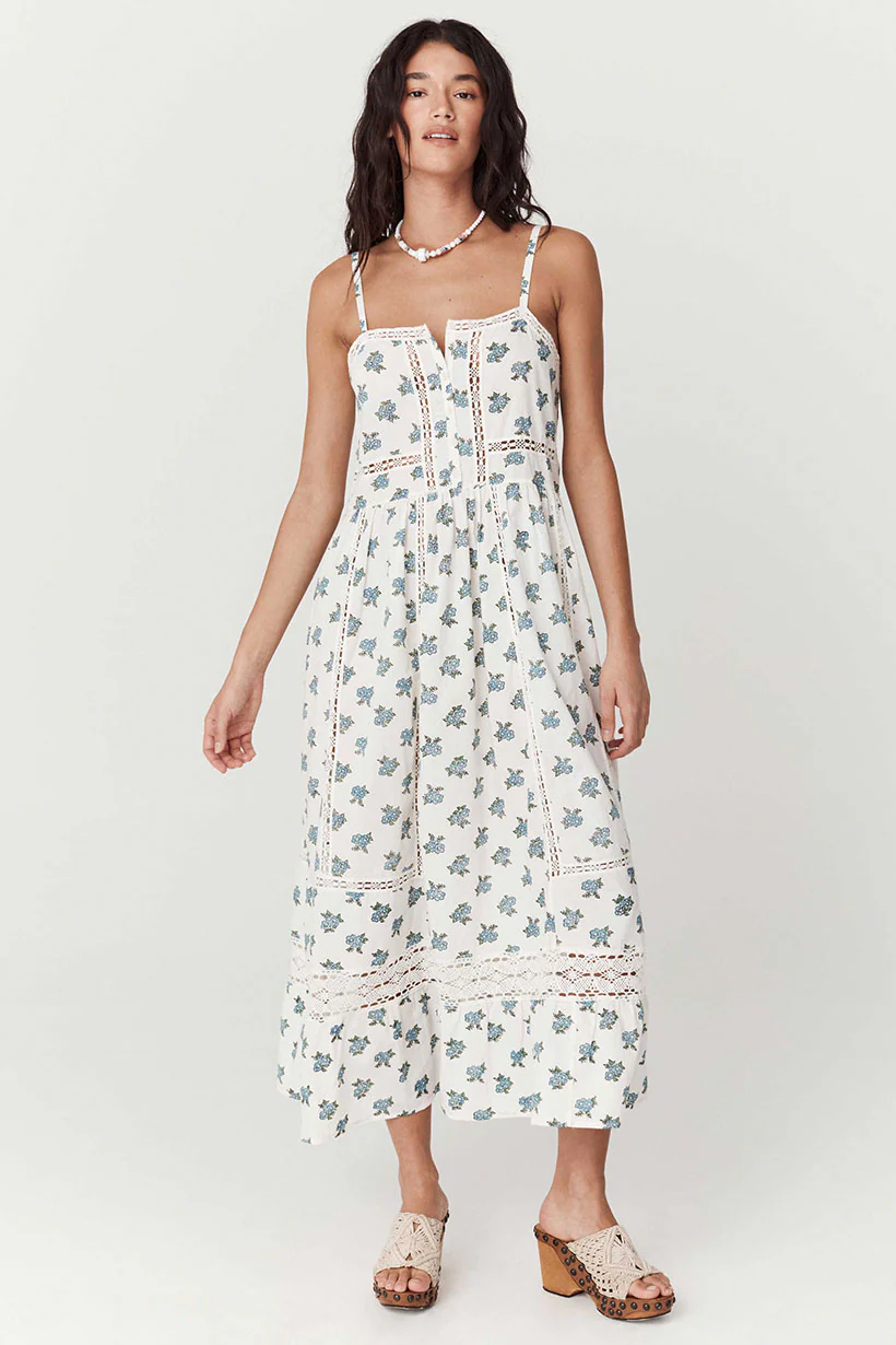 Fable Block Printed Strappy Sundress - Image 4