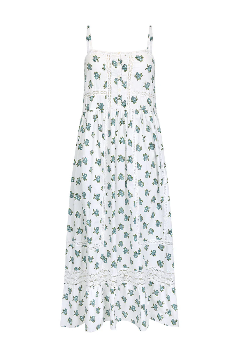 Fable Block Printed Strappy Sundress - Image 7