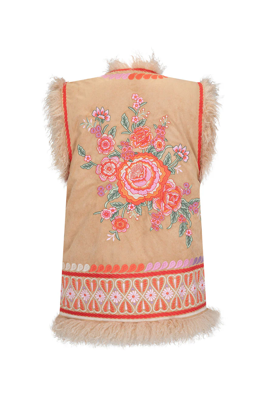 Full Bloom Embroidered Vest - Image 5