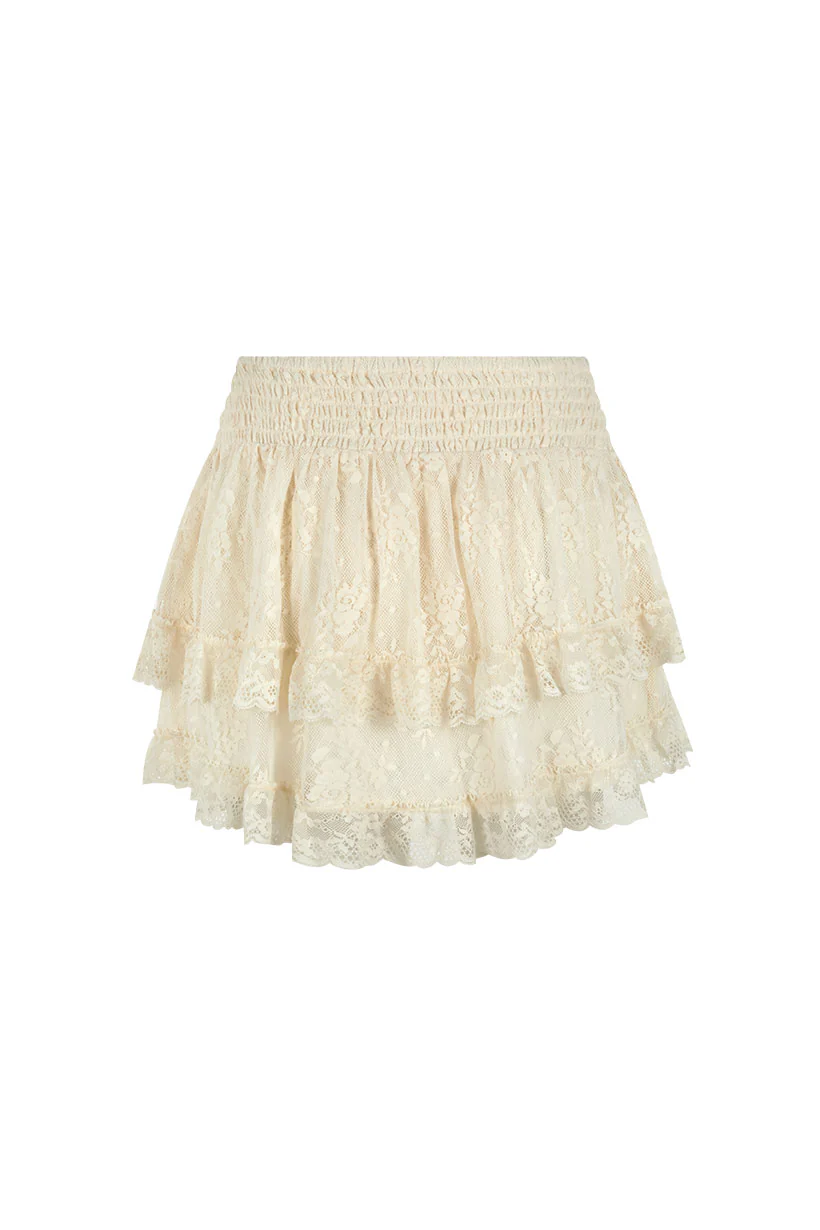 Labyrinth Lace Mini Skirt - Image 6