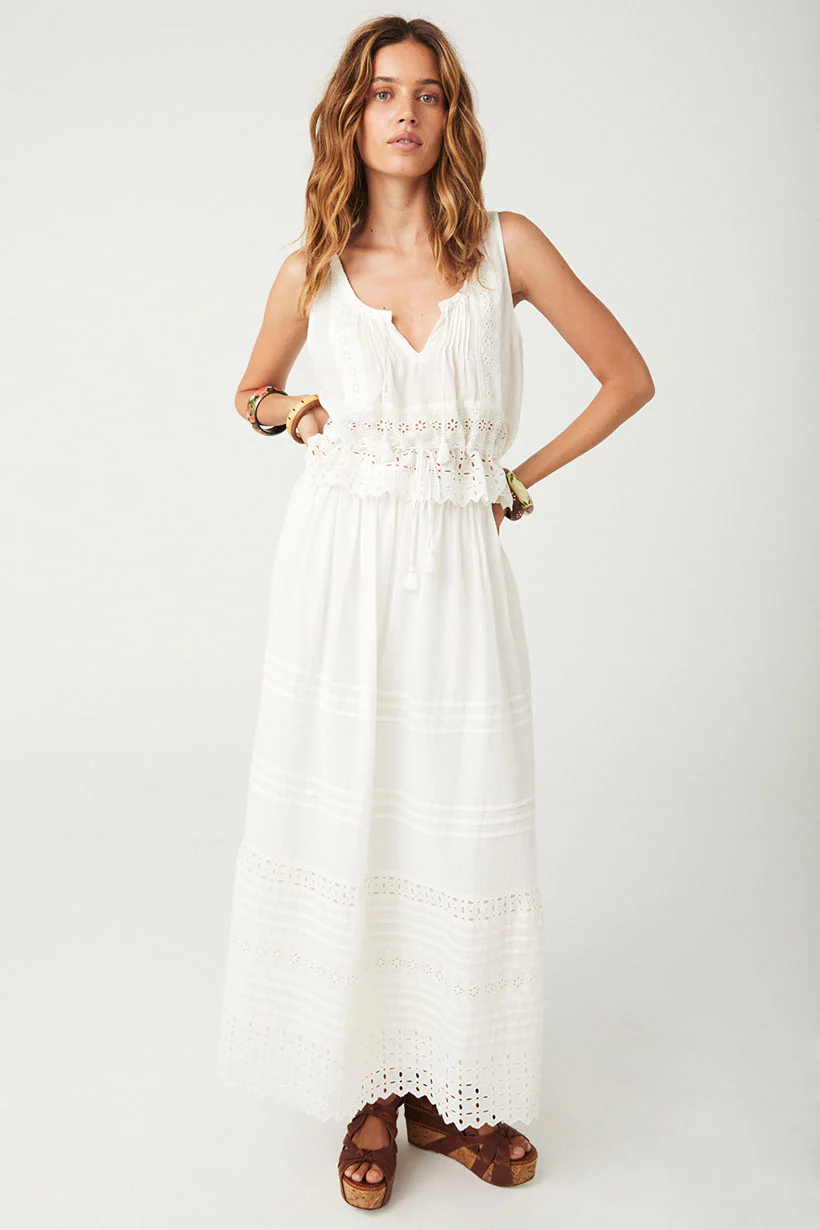 Love in the Afternoon Lace Maxi Skirt - Image 4