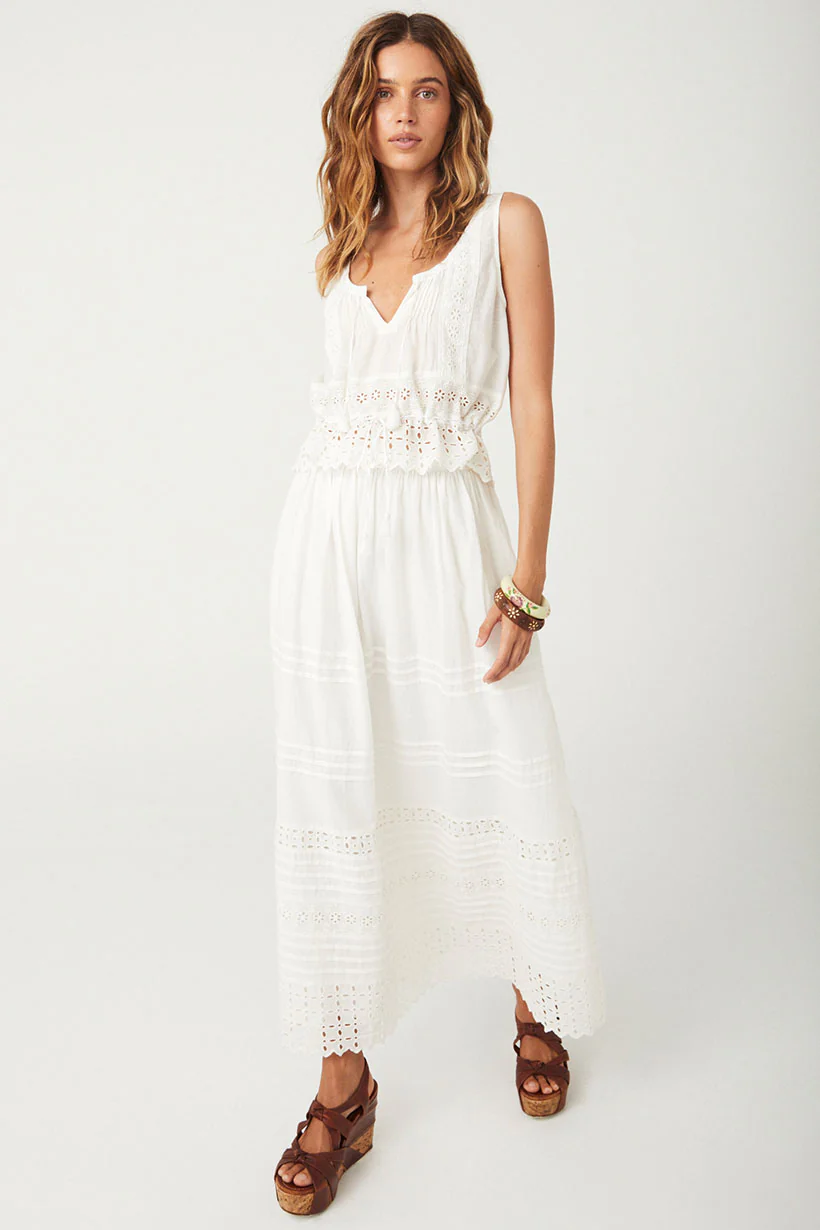 Love in the Afternoon Lace Maxi Skirt - Image 6